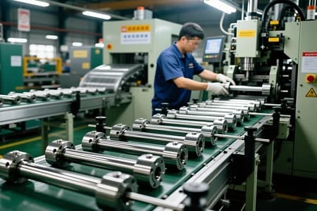Double Rod Pneumatic Piston pole_1