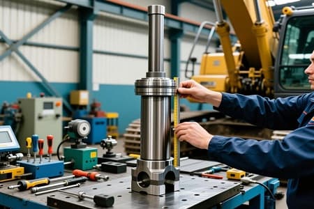 Hydraulic Cylinder Piston pole for Heavy-Duty Excavators_4