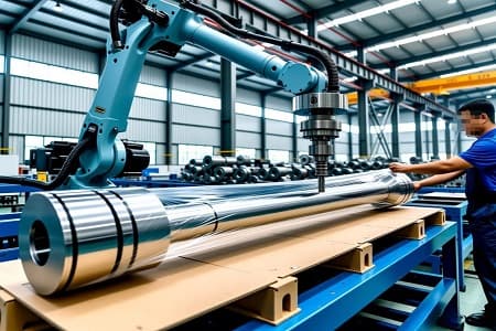 Welded Body Hydraulic Piston pole_5