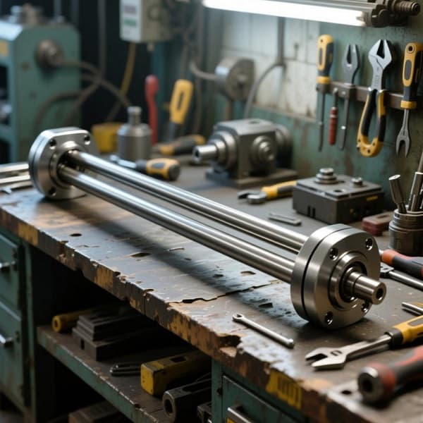 Double Rod Pneumatic Piston Rod5